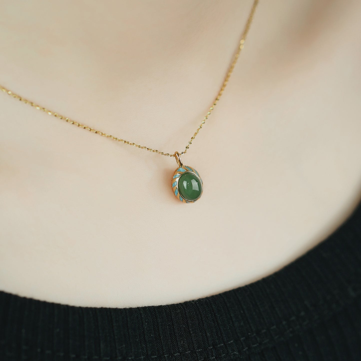 Hetian Jade Elegance Necklace