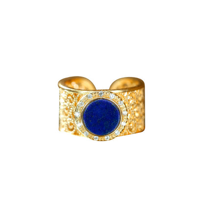 Shuqing Lapis Lazuli Silver Ring