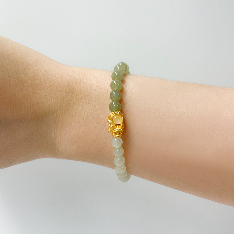 Hetian Jade Prosperity Bracelet