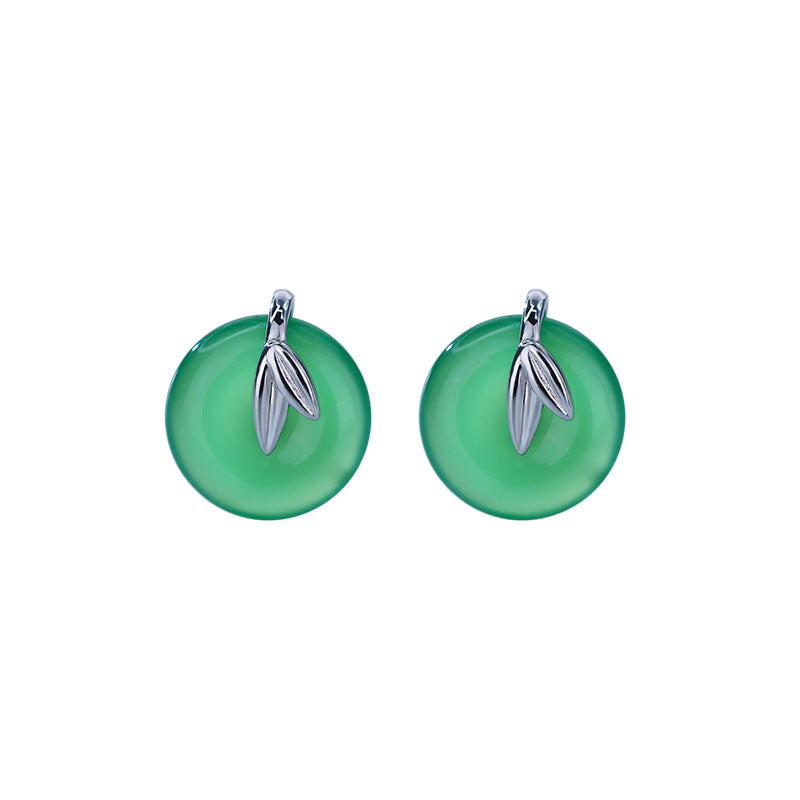 Harmony Green Chalcedony Earrings