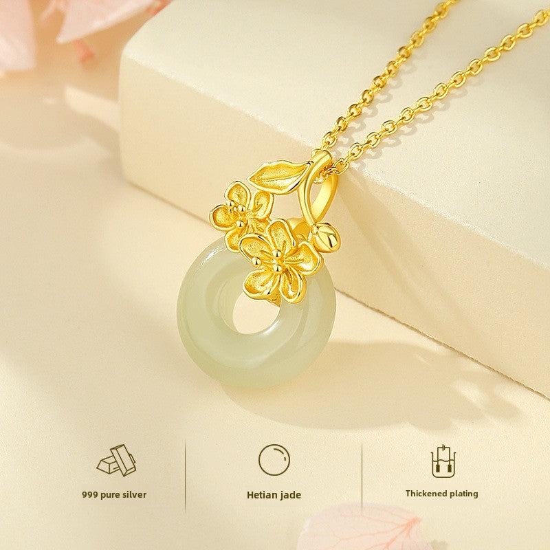 Hetian Jade Luck Charm Pendant